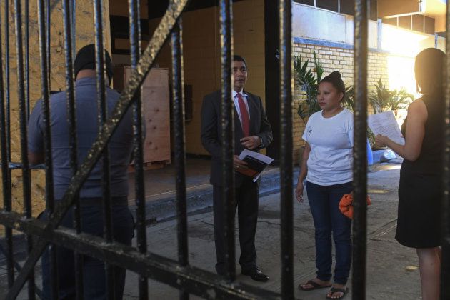 Teodora Vásquez, poco antes de ser liberada del Centro de readaptación para mujeres, en Ilopango, El Salvador, el 15 de febrero de 2018, donde cumplía condena desde 2008.