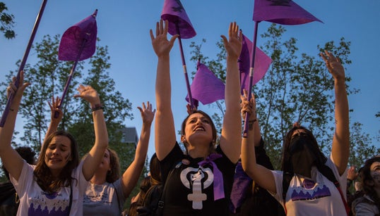 (FOTOS) La manifestación en contra la cultura de la violación por el caso de 'La