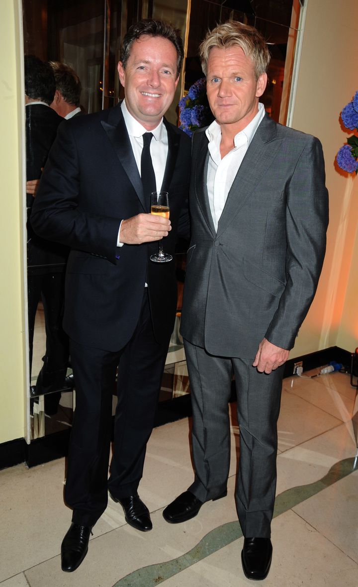 Piers Morgan and Gordon Ramsay