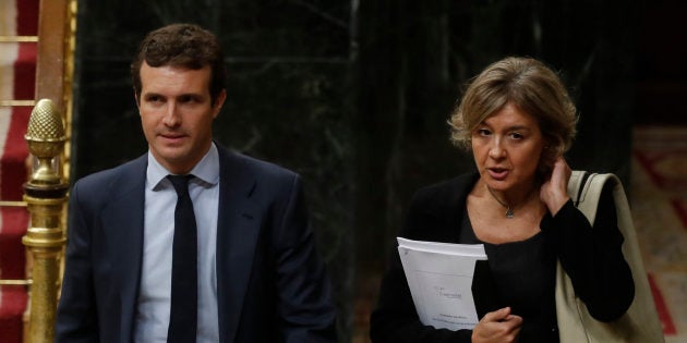 Pablo Casado e Isabel García Tejerina.