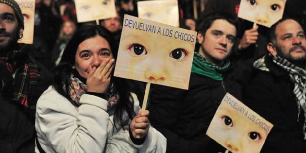 Imagen de archivo de una manifestación reclamando justicia por los bebés