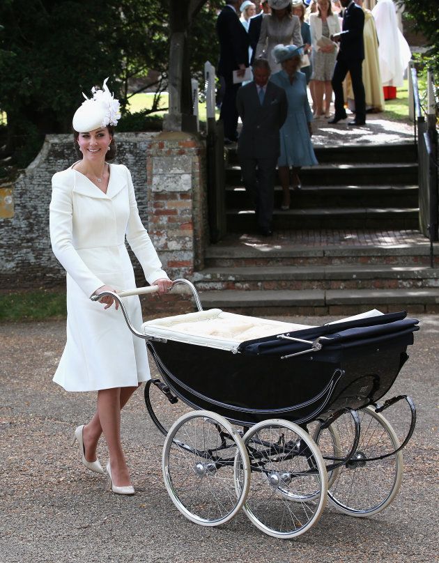En 2015 en el bautizo de su hija, la princesa Carlota.