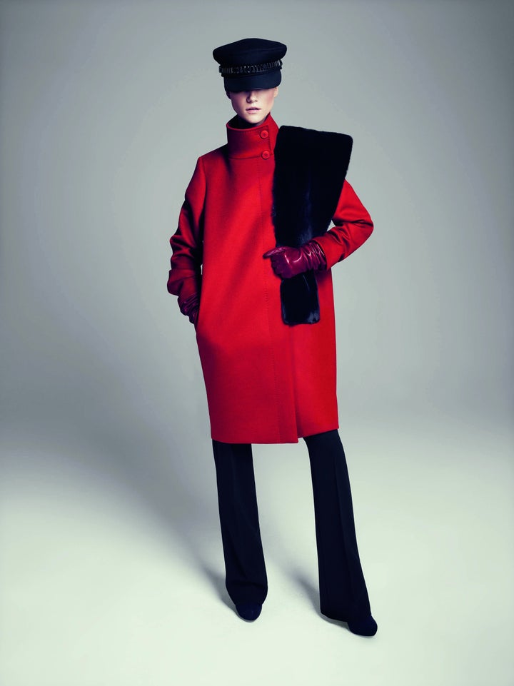 red max mara coat