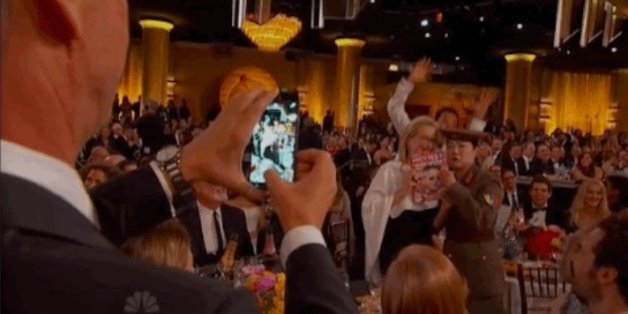 El 'photobomb' De Benedict Cumberbatch A Meryl Streep En Los Globos De ...