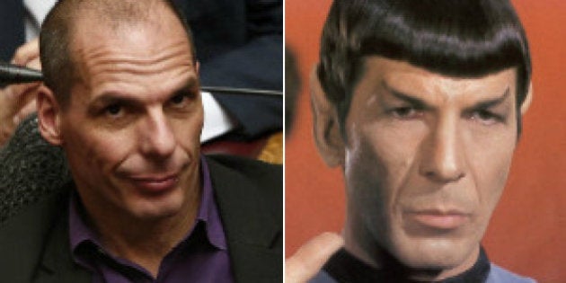 El parecido más que razonable entre Varoufakis y Spock