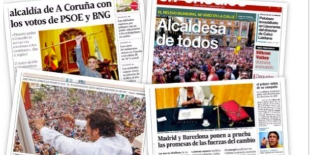 Portadas para un día histórico