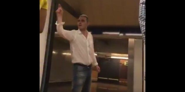 Agresión nazi en el Metro de Madrid: 