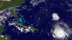 El avance del huracán