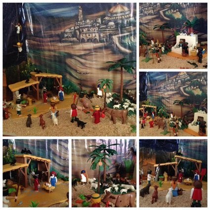 Madrid acoge un belén gigante de Playmobil único en el mundo