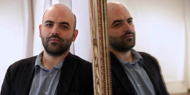 El escritor italiano Roberto Saviano, durante la entrevista con EFE.