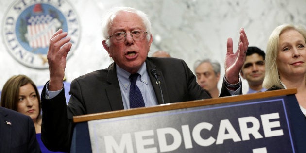 El senador demócrata Bernie Sanders este miércoles.