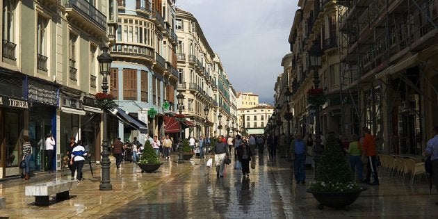 Malaga, Calle Larios.