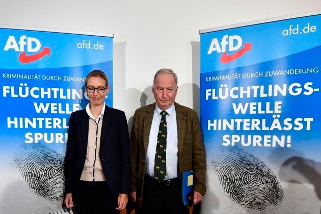 Los líderes del partido de extrema derecha alemán, AfD