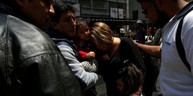 Supervivientes en el terremoto de