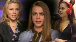 Famosas respondiendo a preguntas