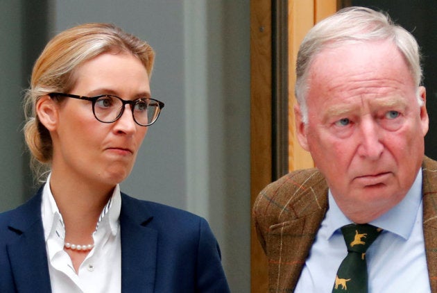 Alice Weidel (izq) y Alexander Gauland, líderes de AfD.