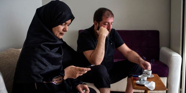 Aisar y Rania, refugiados sirios en Turquía.