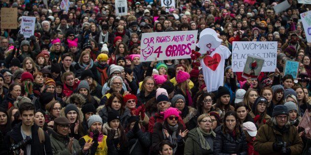 La marcha de mujeres en