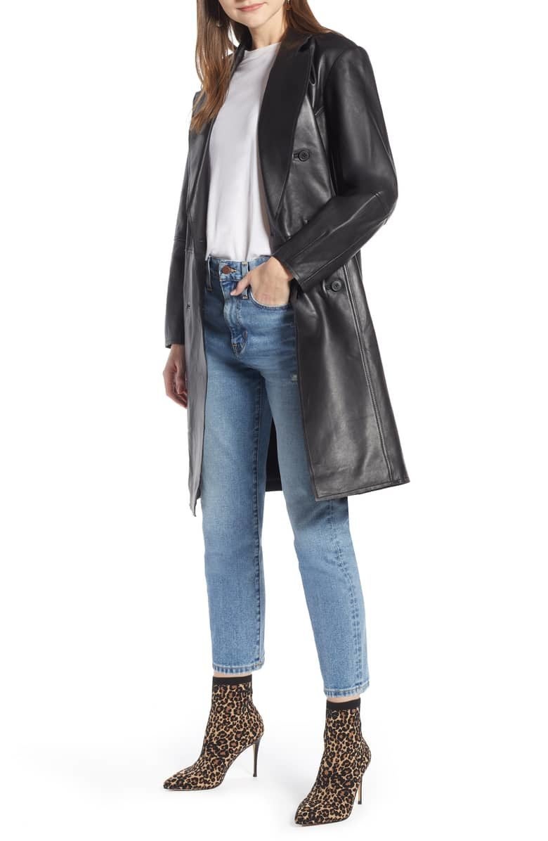 11 Leather Coats You ll Want To Wear All The Time HuffPost Life