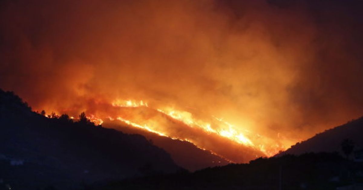 Alicante Sufre El Primer Gran Incendio Forestal Del Año El Huffpost