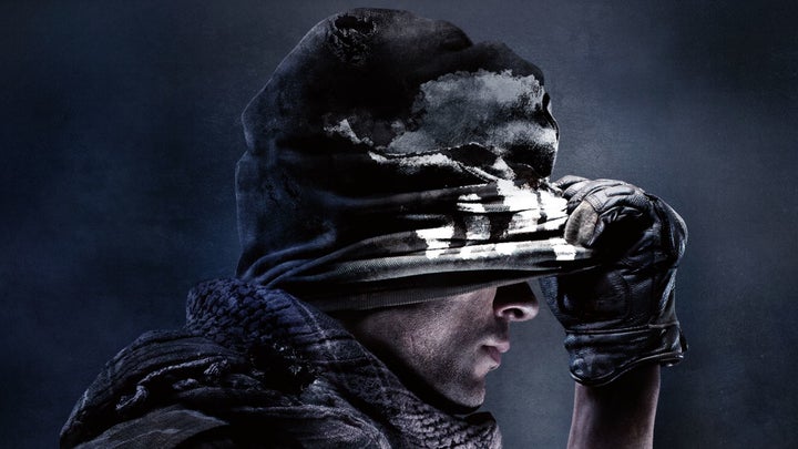 Arte da capa do jogo <i>Call of Duty: Ghosts </i>(2013).