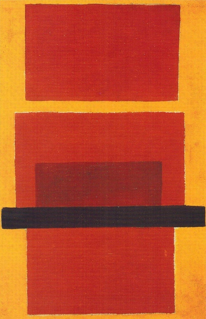 'Composición no objetiva', Olga Rozanova, 1917