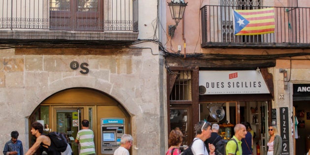 Oficina de Banco de Sabadell en Barcelona.