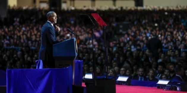 El último discurso de Obama como presidente, en 13