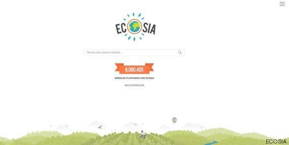 Ecosia, el buscador que planta árboles a golpe de