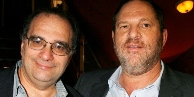 Los hermanos Bob y Harvey Weinstein, fundadores de The Weinstein Co., en un estreno en junio de