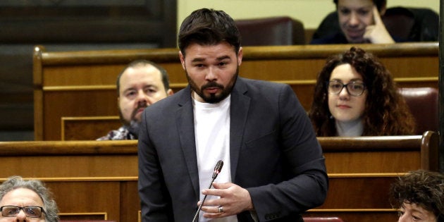El portavoz ERC, Gabriel Rufi�n.