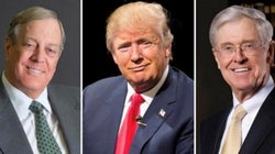 Con Trump y los hermanos Koch, petróleo barato y contaminación para