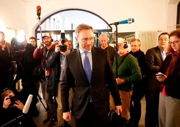 El líder de los liberales, Christian Lindner.