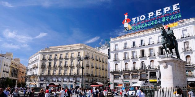 La Puerta del Sol de Madrid, en una imagen de archivo tomada en 2015.