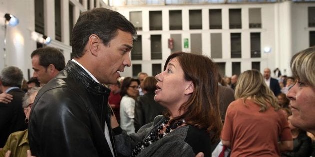 Pedro Sánchez y Francina Armengol