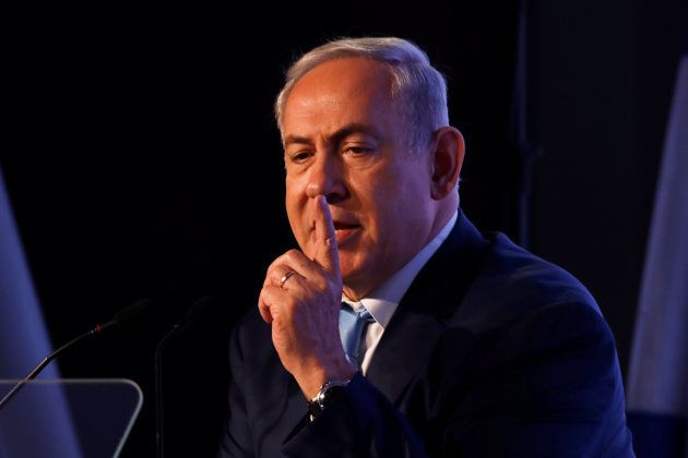 El primer ministro de Israel, Benjamin Netanyahu, en una conferencia diplomática del 'Jerusalem Post',...