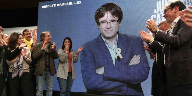 Mitin de Junts per Catalunya