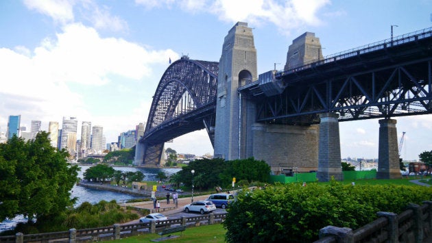 Puente de Sídney desde el lado