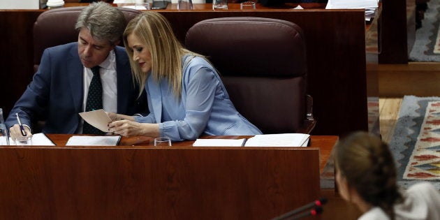 Ángel Garrido y Cristina Cifuentes