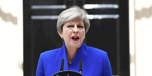 La primera ministra británica, Theresa May, anuncia sus planes para formar Gobierno.