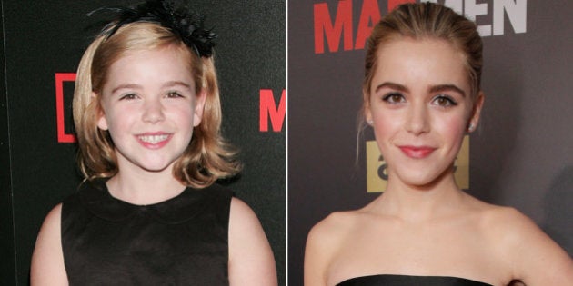 Resultado de imagen para kiernan shipka antes y despues