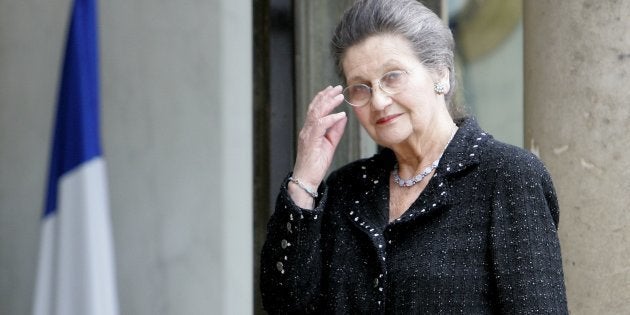 Simone Veil, retratada en el Palacio del Eliseo en 2009.