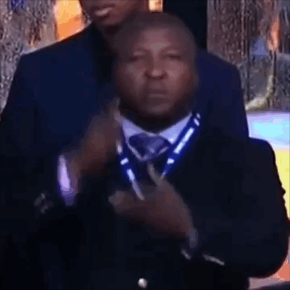 Los gestos del falso intérprete del funeral de Mandela (GIFS) El