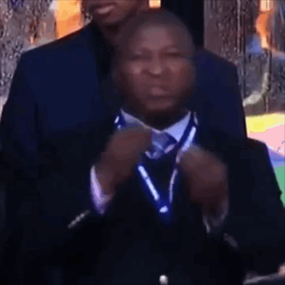 Los gestos del falso intérprete del funeral de Mandela (GIFS) El