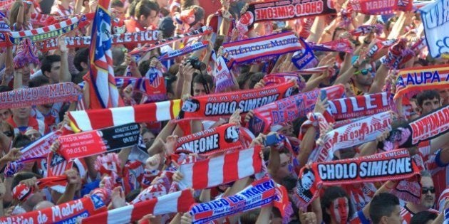 Una multitud celebra en Madrid la Liga conquistada por el Atlético