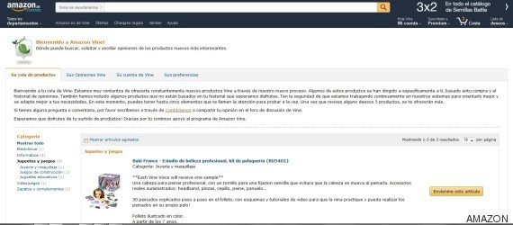 productos gratis amazon review