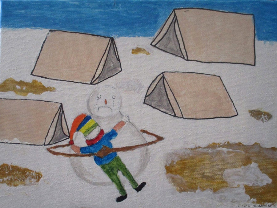 El arte como terapia las obras de niños refugiados sirios en Madrid