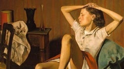 Grandes pinturas de mujeres descansando... con