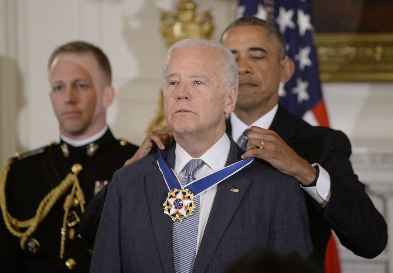 President Barack Obama gave Biden the Presidential Medal of Freedom in 2017. In the future, the president could also give him political cover.