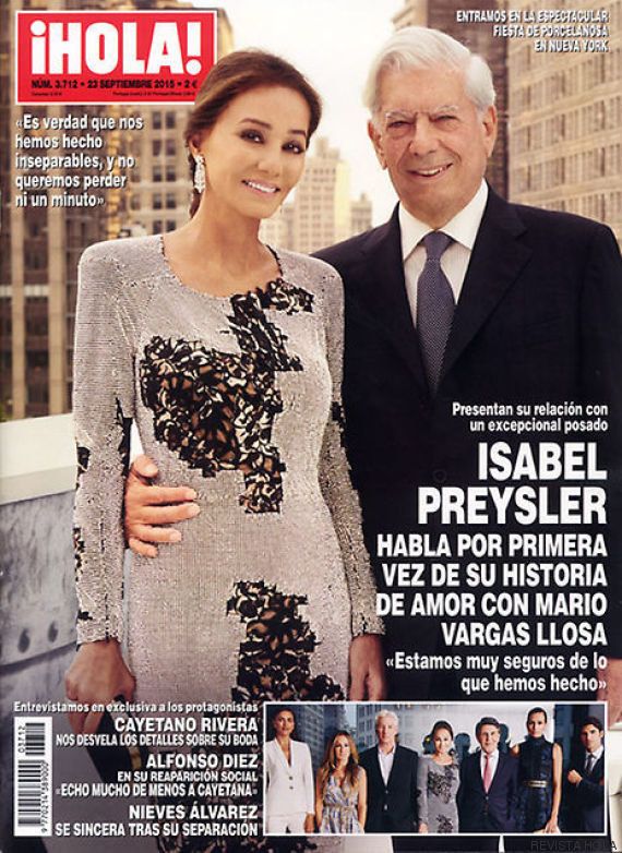 La portada de '¡Hola!' de Isabel Preysler y Mario Vargas Llosa que confirma su